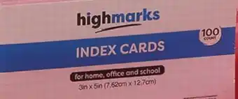 Family Dollar Ruled Index Cards offer