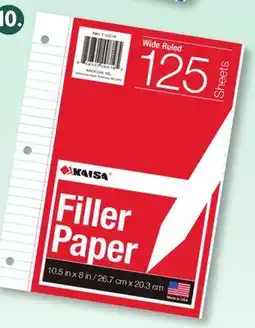 Family Dollar Filler Paper Wide Ruled offer