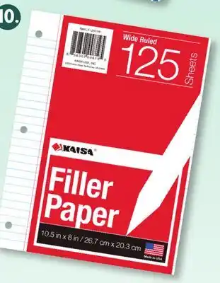 Family Dollar Filler Paper Wide Ruled offer