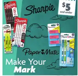 Family Dollar Sharpie & Paper Mate Mark offer