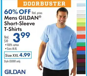 Boscov's Mens GILDAN Short-Sleeve T-Shirts offer