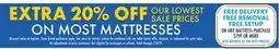 Boscov's MATTRESSES offer
