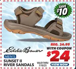 Big 5 Eddie Bauer Sunset II Men's River Sandals offer