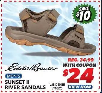 Big 5 Eddie Bauer Sunset II Men's River Sandals offer