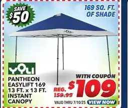 Big 5 Yoli Pantheon EasyLift 169 13'x13' Instant Canopy offer