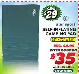 Big 5 Stansport Self-Inflating Air Mattress offer
