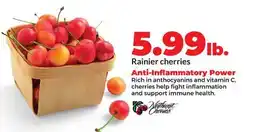 Hy-Vee Rainier cherries offer