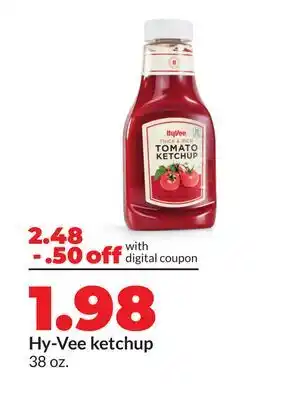 Hy-Vee Hy-Vee ketchup offer