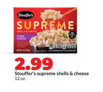 Hy-Vee Stouffer's supreme shells & cheese offer