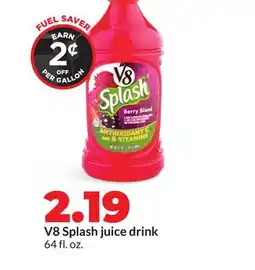 Hy-Vee V8 Splash juice drink offer