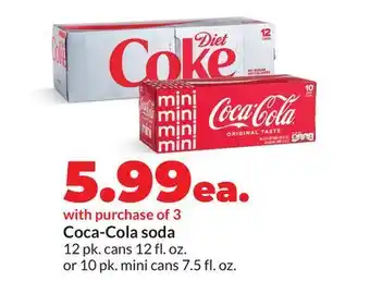 Hy-Vee Coca-Cola soda offer