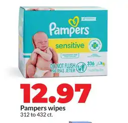 Hy-Vee Pampers wipes offer