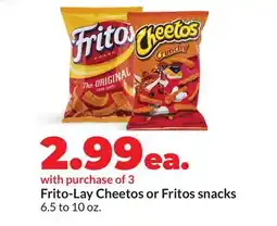 Hy-Vee Frito-Lay Cheetos or Fritos snacks offer