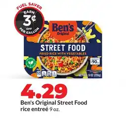 Hy-Vee Ben's Original Street Food rice entreé offer