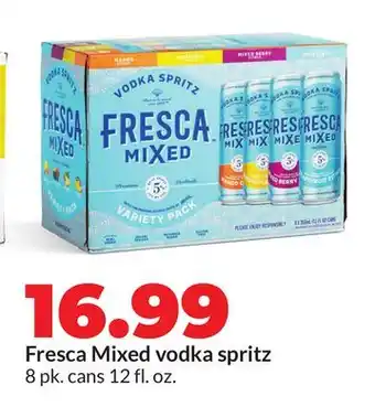 Hy-Vee Fresca Mixed vodka spritz offer