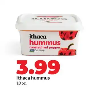 Hy-Vee Ithaca hummus offer