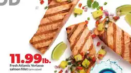 Hy-Vee Fresh Atlantic Verlasso salmon fillet offer