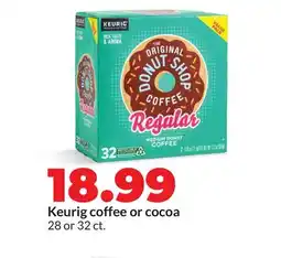 Hy-Vee Keurig coffee or cocoa offer