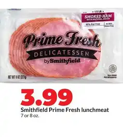 Hy-Vee Smithfield Prime Fresh lunchmeat offer