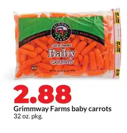 Hy-Vee Grimmway Farms baby carrots offer