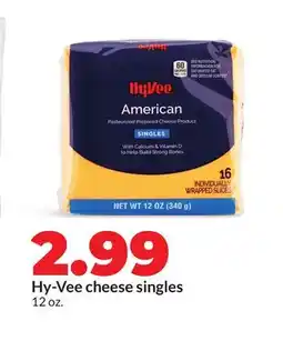 Hy-Vee Hy-Vee cheese singles offer