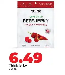 Hy-Vee Think jerky offer