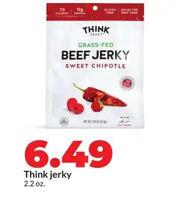 Hy-Vee Think jerky offer