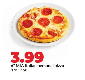 Hy-Vee 6 MIA Italian personal pizza offer