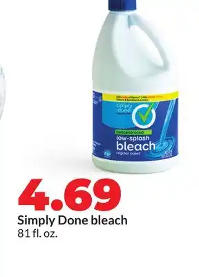 Hy-Vee Simply Done bleach offer