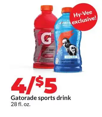 Hy-Vee Gatorade sports drink offer