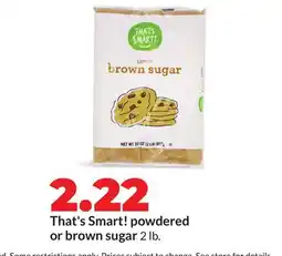 Hy-Vee That's Smart! powdered or brown sugar offer