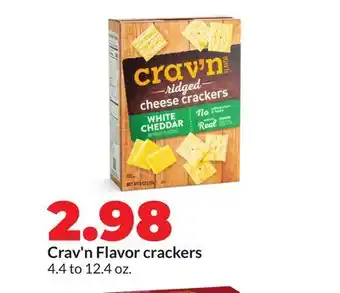 Hy-Vee Crav'n Flavor crackers offer