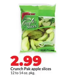 Hy-Vee Crunch Pak apple slices offer