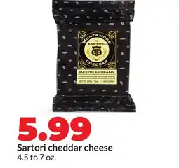 Hy-Vee Sartori cheddar cheese offer