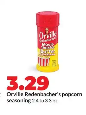 Hy-Vee Orville Redenbacher's popcorn seasoning offer