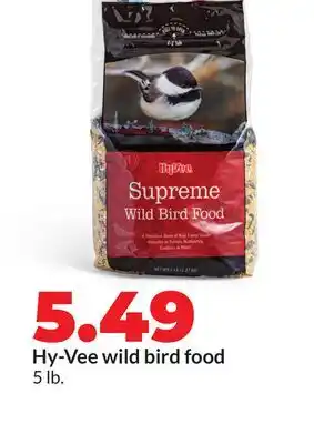 Hy-Vee Hy-Vee wild bird food offer