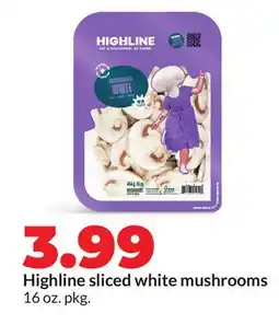 Hy-Vee Highline sliced white mushrooms offer