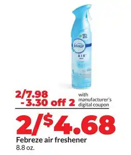 Hy-Vee Febreze air freshener offer