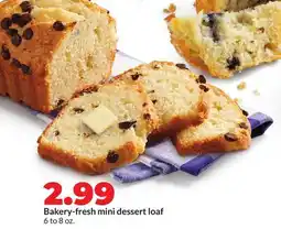 Hy-Vee Bakery-fresh mini dessert loaf offer