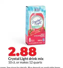 Hy-Vee Crystal Light drink mix offer
