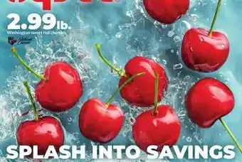 Hy-Vee Sweet red cherries offer
