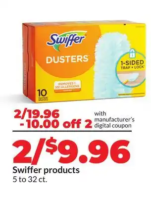 Hy-Vee Swiffer products offer