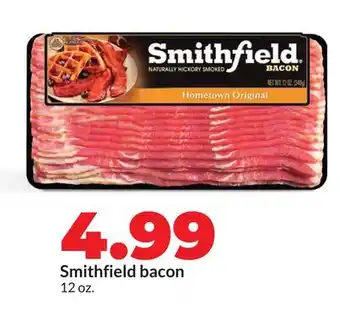 Hy-Vee Smithfield bacon offer
