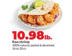 Hy-Vee Raw shrimp offer