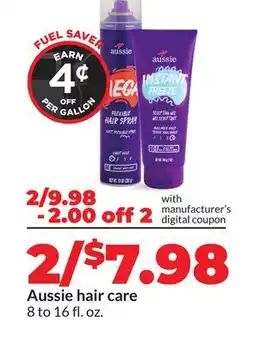 Hy-Vee Aussie hair care offer