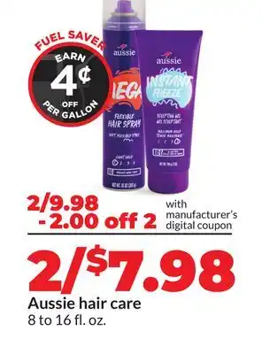 Hy-Vee Aussie hair care offer