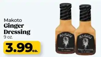 Roche Bros Makoto ginger dressing offer