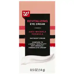 Walgreens Revitalizing Eye Cream offer