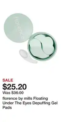 Ulta Beauty florence by mills Floating Under The Eyes Depuffing Gel Pads offer
