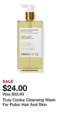Ulta Beauty Truly Cooka Cleansing Wash For Pubic Hair And Skin offer
